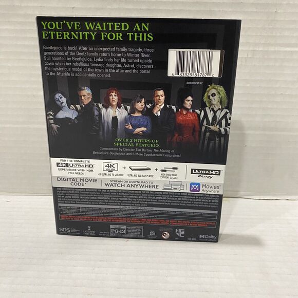 Beetlejuice 4K Ultra HD Blu-ray Disc - Picture 2 of 3